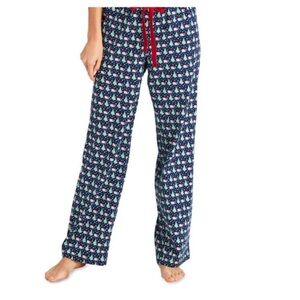 Vineyard Vines Women's Christmas Pajama Pants Snowflake Tree Print Size M